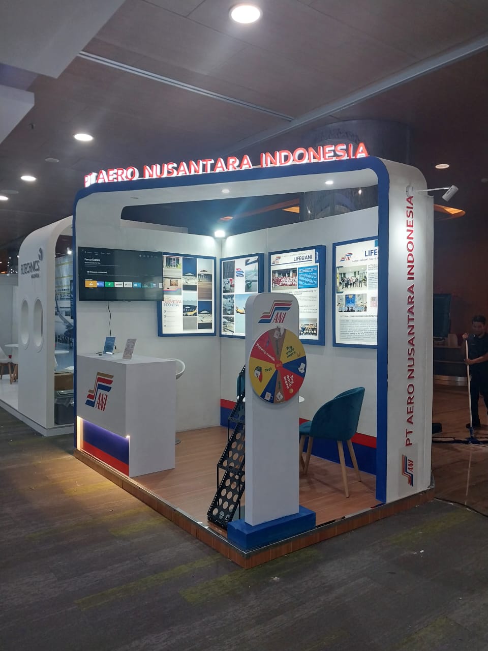 Booth Pameran PT Aero Nusantara Indonesia